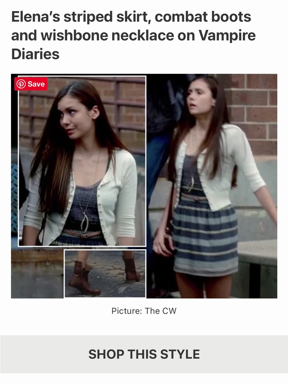 Rare Maison Scotch Belted Beach Skirt | ASO Elena Gilbert TVD Season 4 Episode 3 - Picture 5 of 5